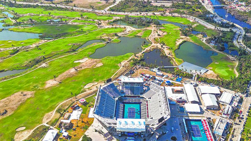 El Abierto Mexicano de Tenis 2024 se celebrará hasta el sábado 2 de marzo en la Arena GNP. Foto: Cortesía Mextenis