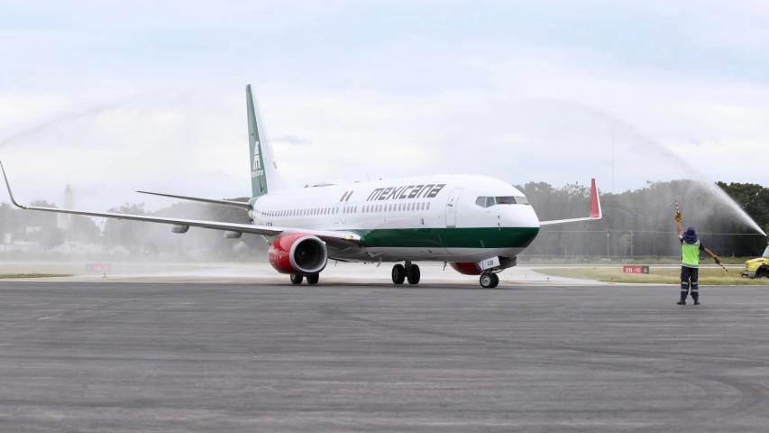 Aeronave de Mexicana de Aviación. Foto EE: Cortesía.