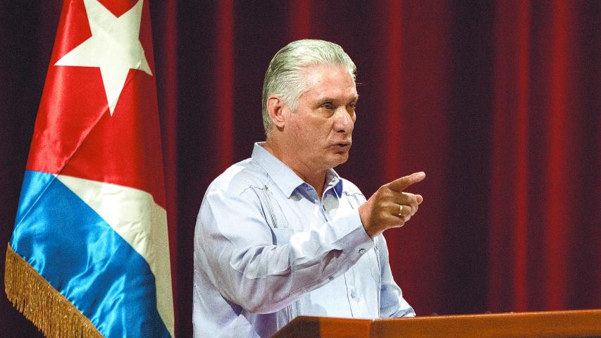 Miguel Díaz-Canel, presidente de Cuba, en imagen del 19 de noviembre del 2023. Foto: AFP