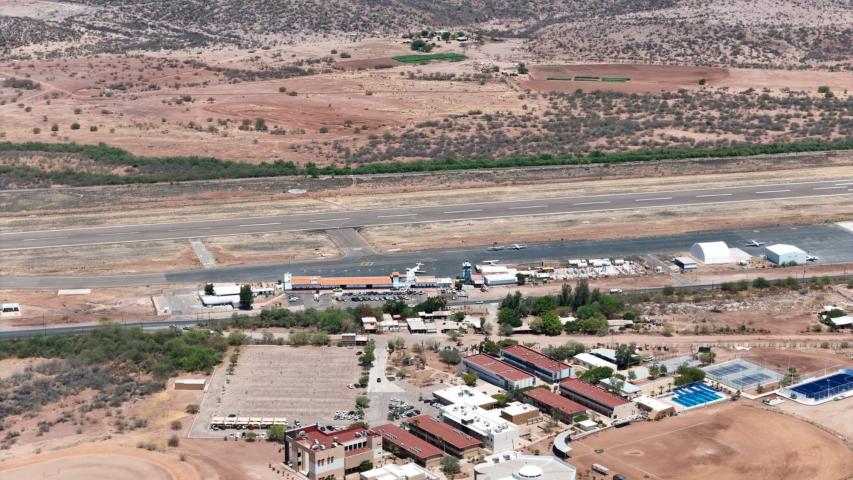 Panorámica del Aeropuerto Internacional de Ciudad Obregón. Foto EE: Cortesía Gobierno de Sonora.