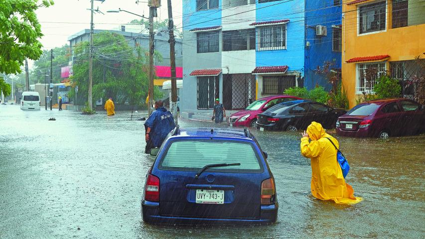 El saldo tras el paso del huracán Helene fue blanco, según autoridades.