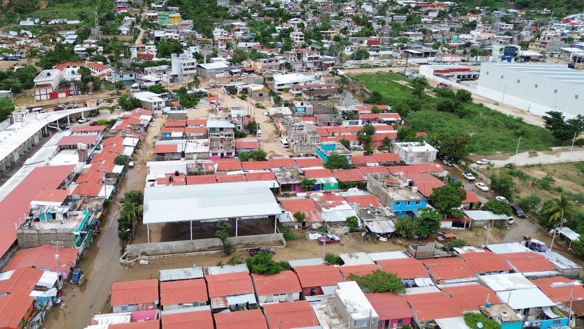 Afectaciones del huracán John en Acapulco, Guerrero.