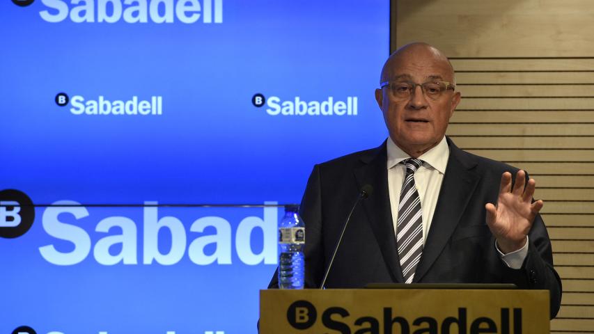 Presidente de Banco Sabadell, Josep Oliu.