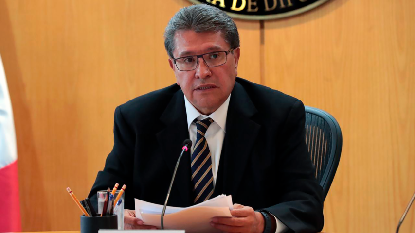 Ricardo Monreal presidente de la Junta de Coordinación Política en la Cámara de Diputados.