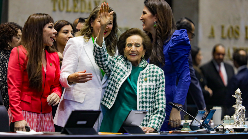 Ifigenia Martínez, presidenta de la Cámara de Diputados