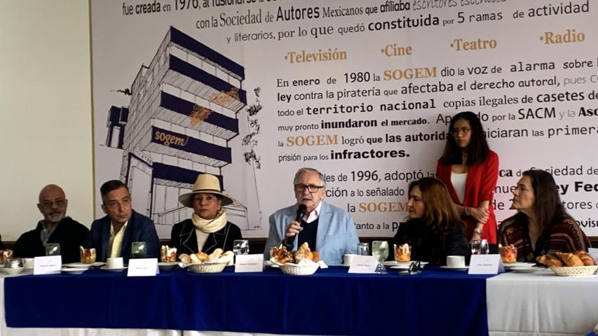 Manuel Rodríguez Ajenjo, presidente de la Sogem, encabezó la conferencia de prensa.