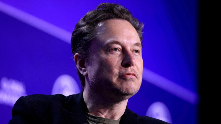 Elon Musk, director ejecutivo de Tesla, en Beverly Hills