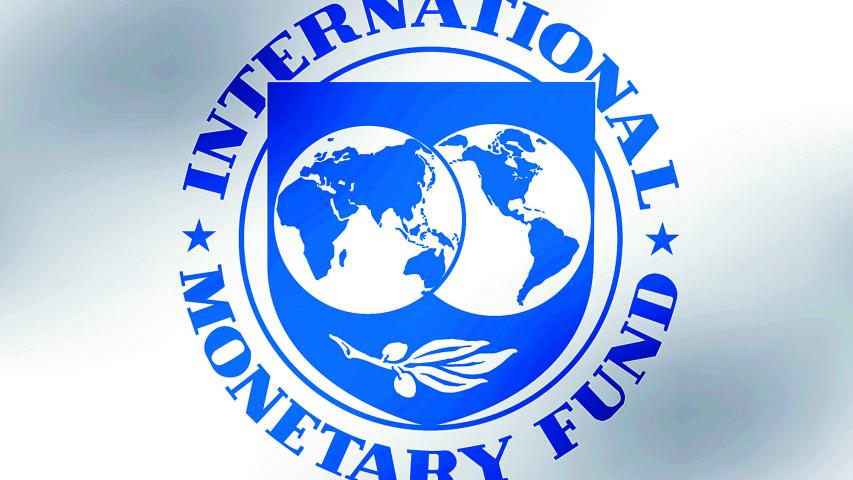 International Monetary Fund (IMF) flag.