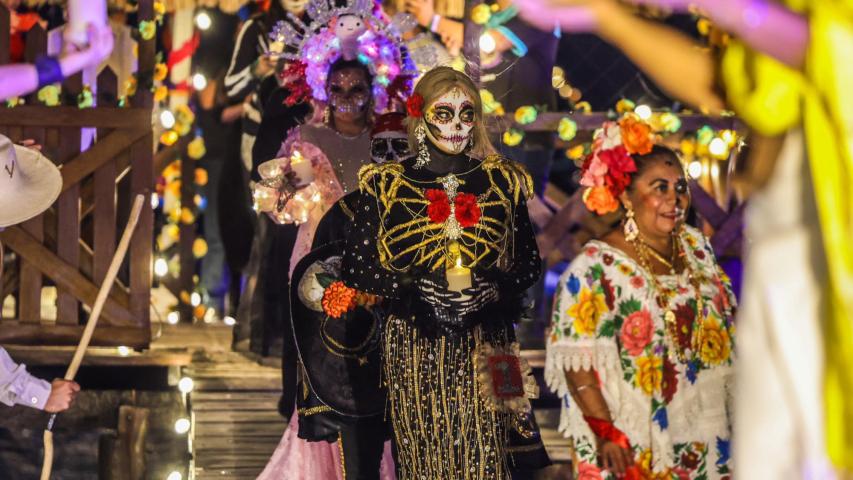 Janal Pixan en Puerto Juárez, Quintana Roo.