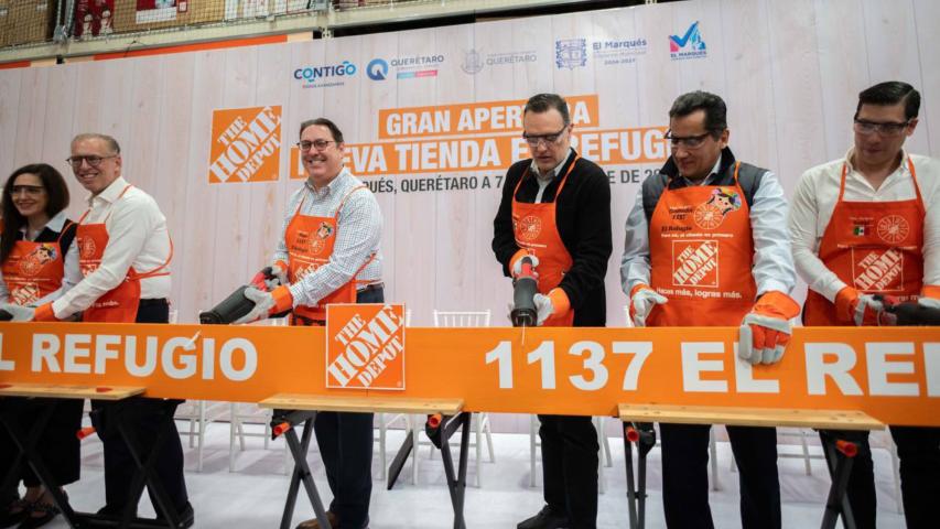 Inauguración de Home Depot Querétaro.