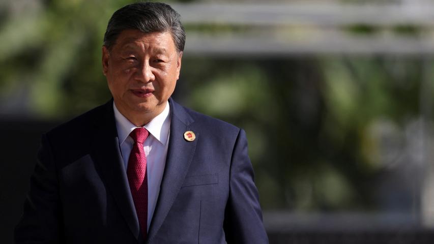 El presidente de China, Xi Jinping, asiste a la cumbre del G20 en el Museo de Arte Moderno de Río de Janeiro, Brasil.