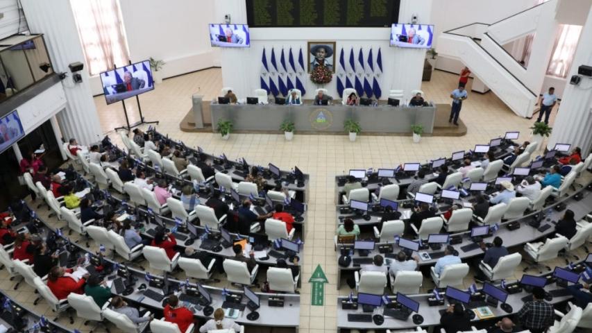 Vista general de una sesión plenaria de la Asamblea Nacional de Nicaragua. Foto: Europa Press