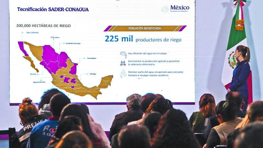 El Gobierno de México invertirá más de 20,000 millones de pesos en proyectos hídricos en México durante el 2025.