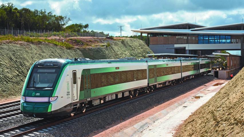 Se plantea una reducción de 50% al presupuesto del Tren Maya. FOTO: MICHAEL BALAM/CUARTOSCURO.COM