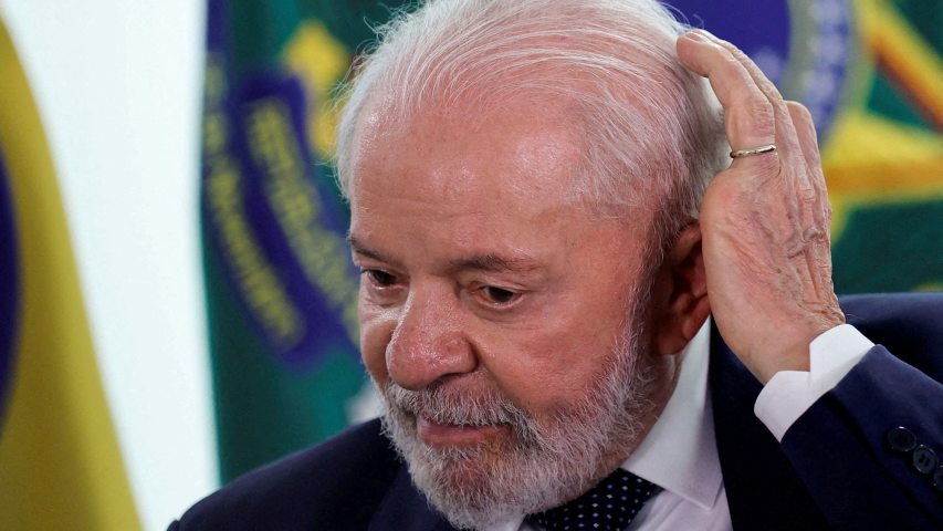 Luiz Inácio Lula da Silva, presidente de Brasil.