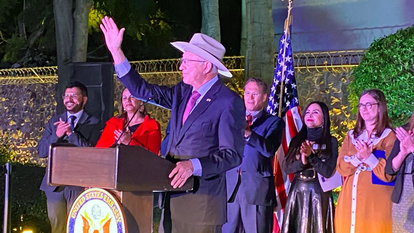 Ken Salazar, embajador de Estados Unidos en México.