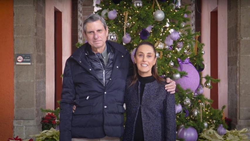 La presidenta Claudia Sheinbaum dio su primer mensaje en estas fiestas decembrinas.