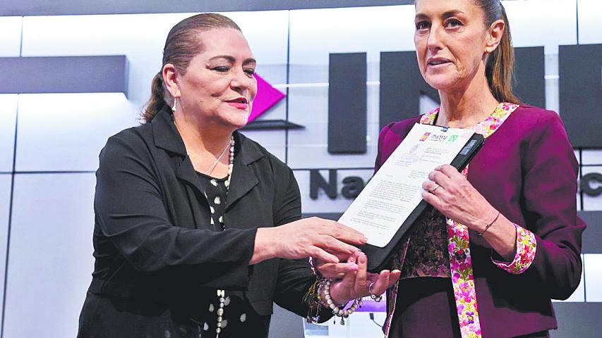 Guadalupe Taddei y Claudia Sheinbaum se reunirán en enero del 2025 para abordar el tema del presupuesto de la elección. Foto: Especial