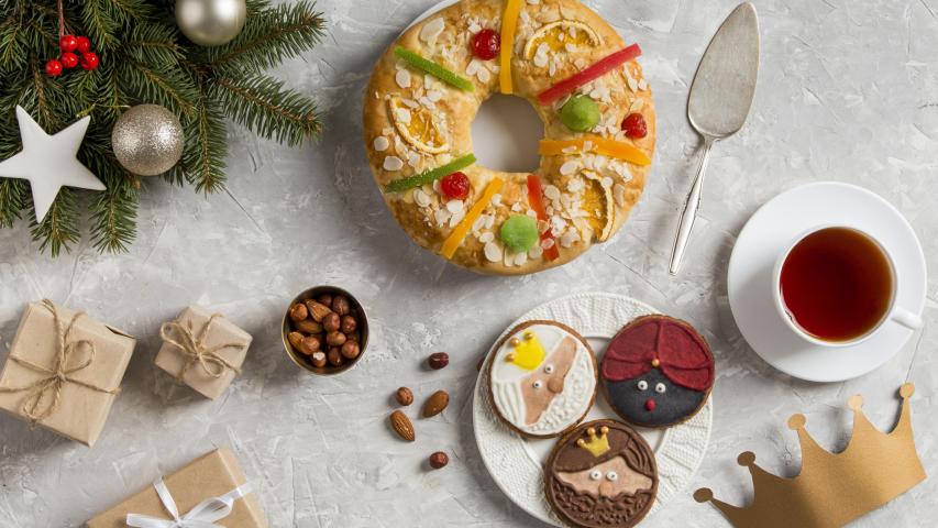 Bebidas para acompañar la rosca.