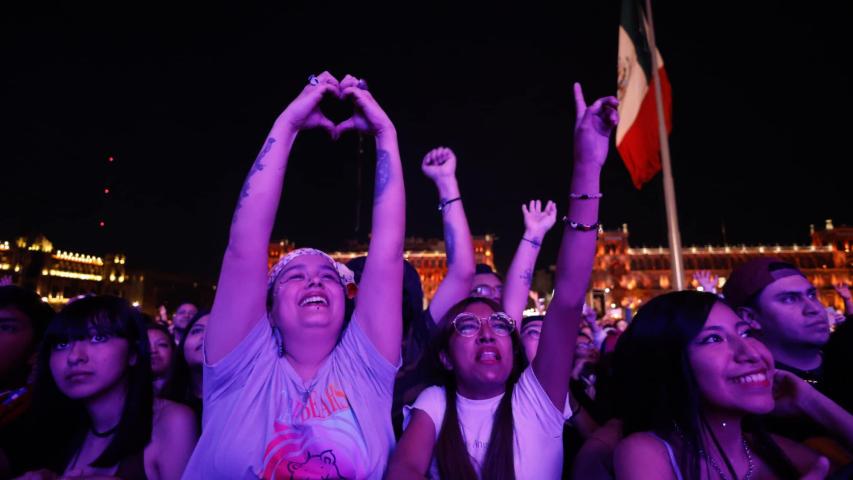 Mujeres en un evento en la Ciudad de México.