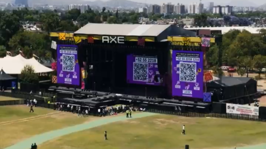 Foto: Captura de video cuenta X Axe Ceremonia