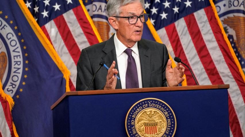 El presidente de la Reserva Federal Jerome Powell. Foto: Reuters