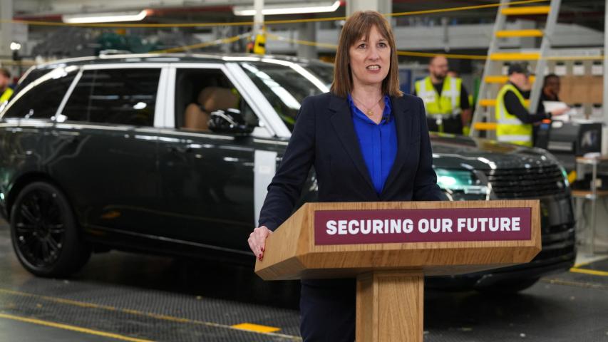 La ministra de Hacienda británica, Rachel Reeves.
