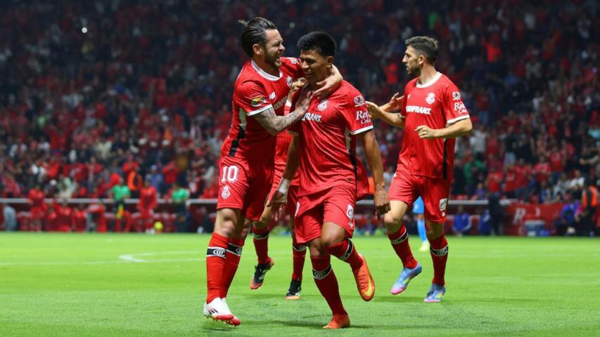 Jugadores del Club Toluca.
