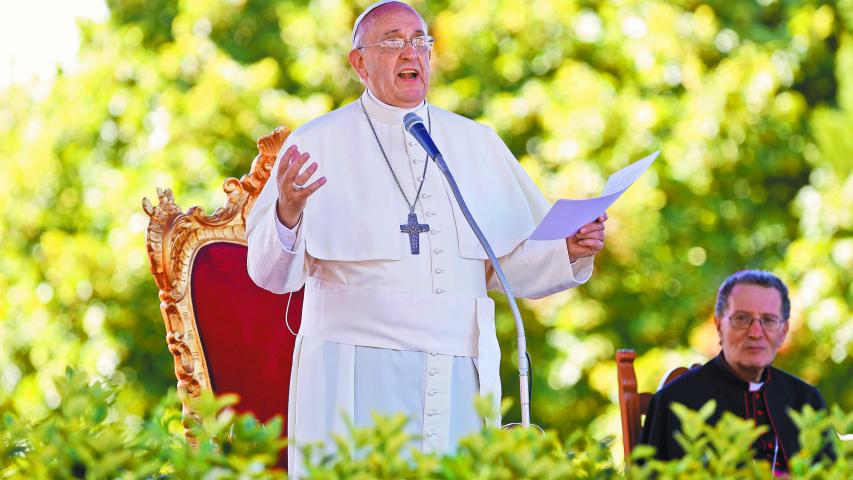 Francisco instaba a los países ricos a ser solidarios con los pobres en la lucha contra el cambio climático.