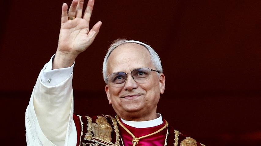 León XIV fue electo como nuevo Papa este jueves 8 de mayo. Foto: Reuters