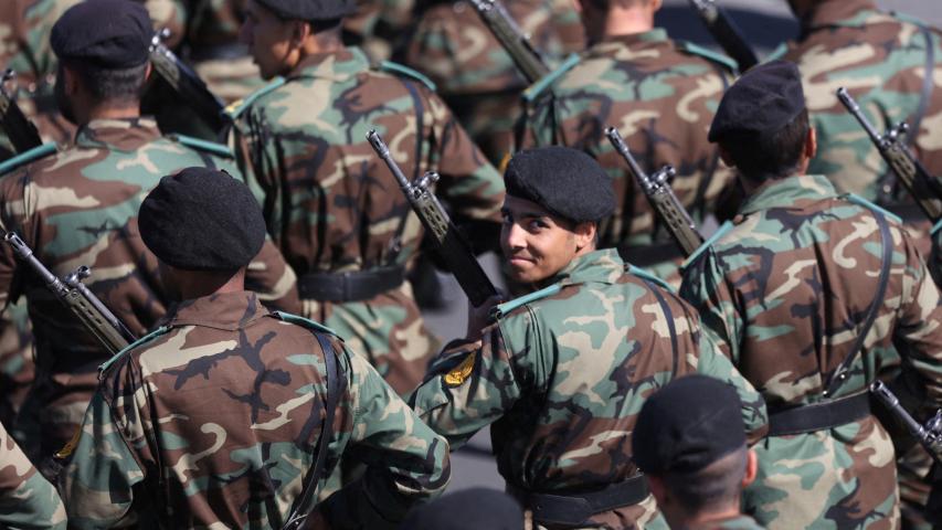 Fuerzas armadas iraníes.
