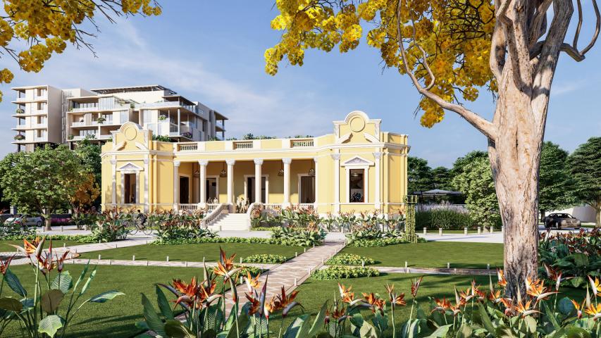 Proyecto de residencia de Tivoli en Mérida.