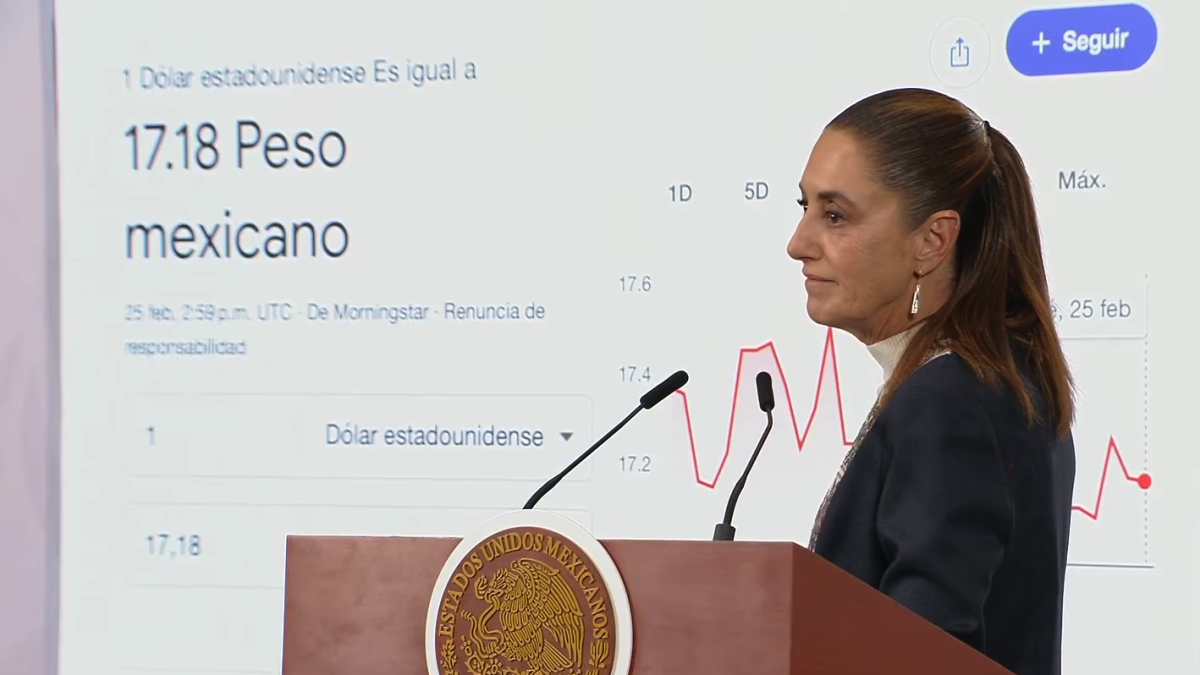 ¿El peso mexicano se mueve con los ataques del narco?: Sheinbaum destaca su fortaleza