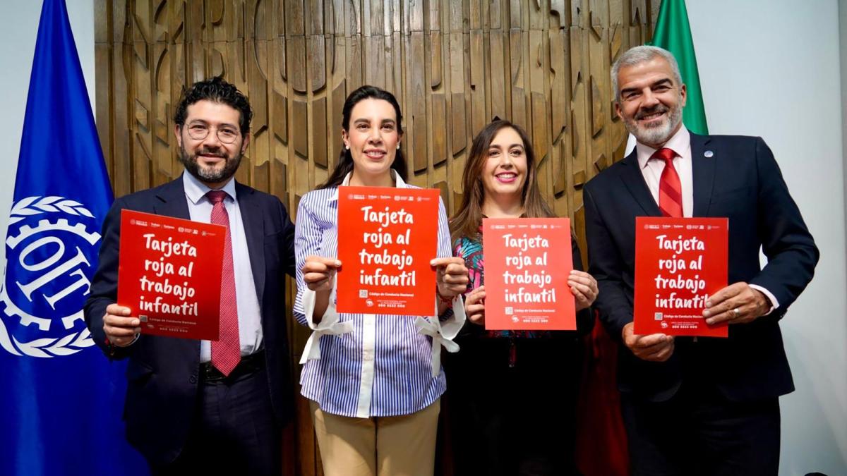 México lanza “Tarjeta Roja” al trabajo infantil rumbo al Mundial 2026