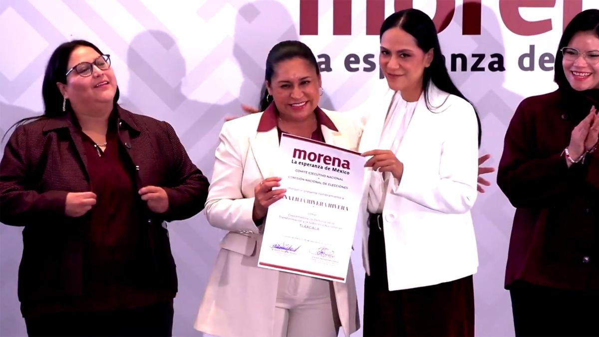 Morena elige a Ana Lilia Rivera como coordinadora en Tlaxcala rumbo a las elecciones de 2027