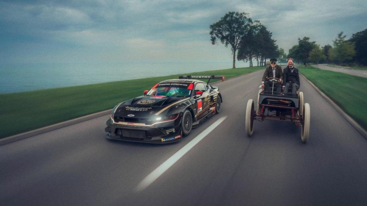 El Mustang GT3 cambia de imagen para Petit Le Mans y homenajea el primer gran triunfo de Henry Ford