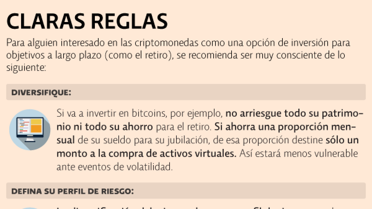 Criptomonedas, una opción para diversificar el ahorro para el retiro