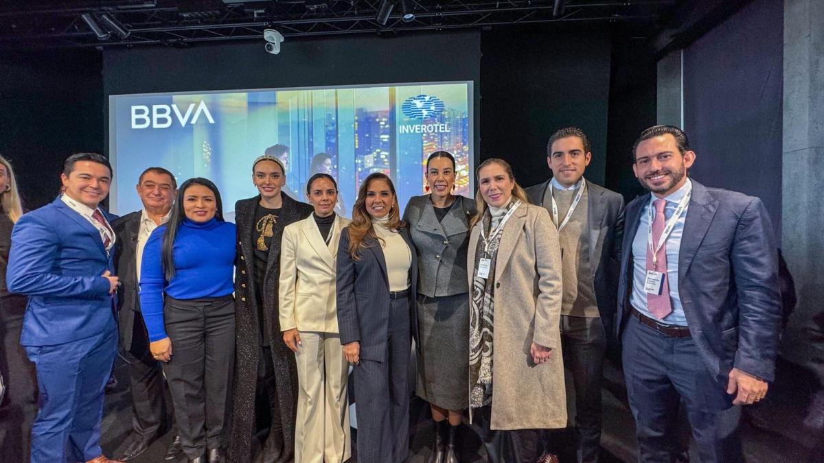 Mara Lezama positions Quintana Roo as an investment magnet for BBVA executives and Spanish businessmen