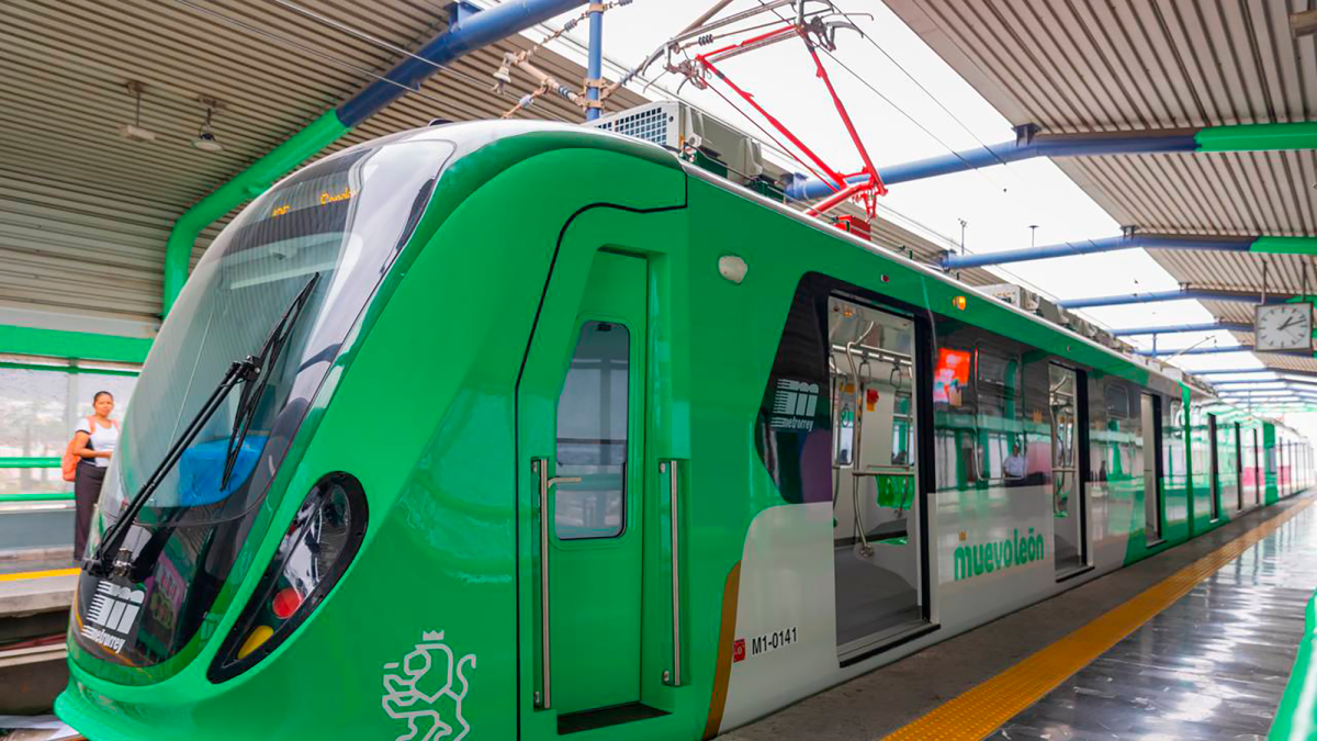 22 new wagons come to Nuevo León to modernize Line 1 of the Metorrey