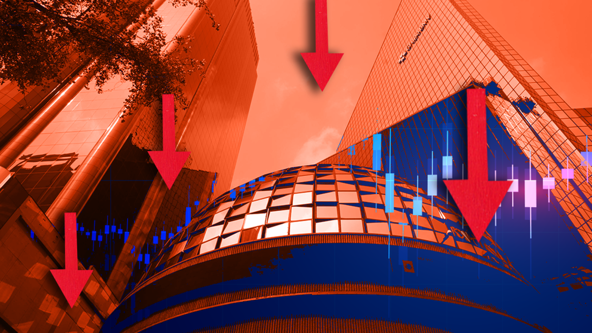 Bolsa mexicana cae con fuerza y registra un tercer descenso consecutivo
