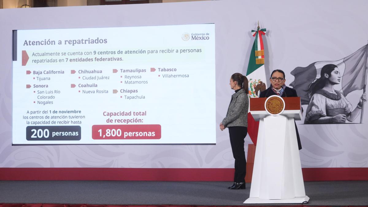 Se mantiene programa "México Te Abraza" para recibir a los connacionales que vienen de EE.UU.