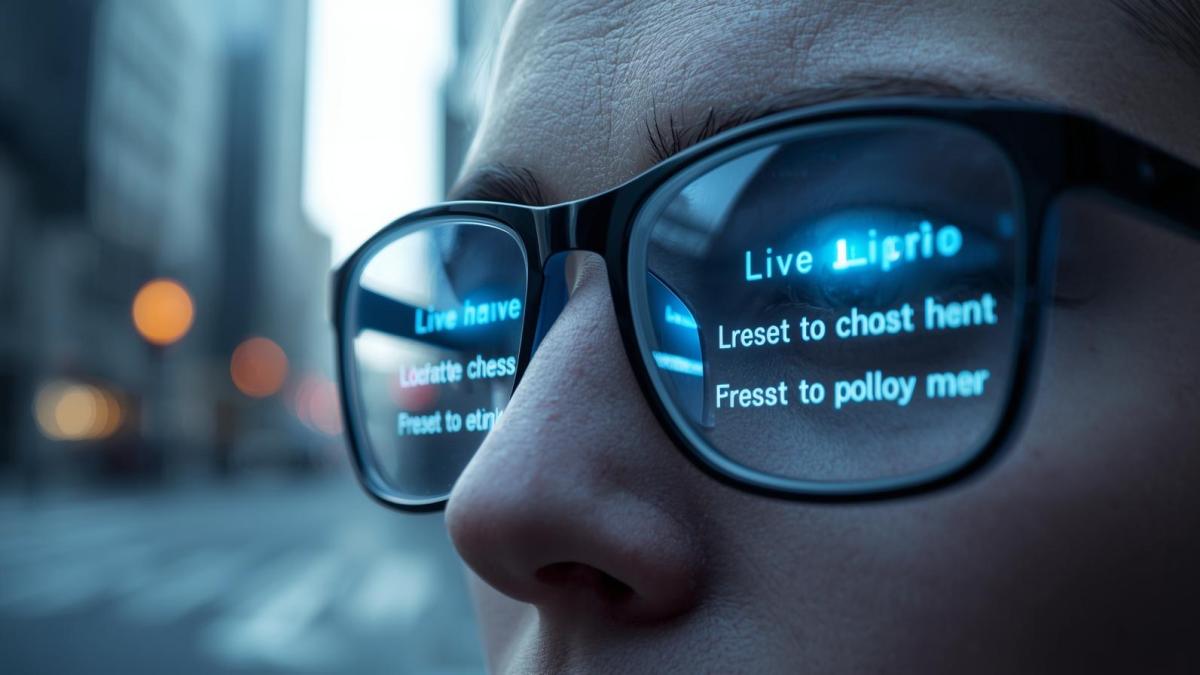 Gafas con IA ofrecen subtítulos en tiempo real a personas sordas