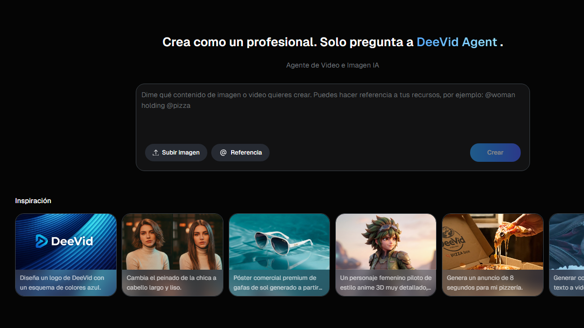 Del “prompt” al proceso: DeeVid lanza su Agente de video e imagen con IA para crear, planear y editar en un solo flujo