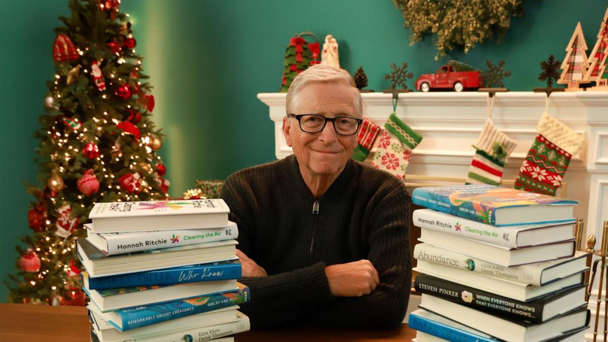 Bill Gates: 5 recomendaciones de libros para leer a finales del año