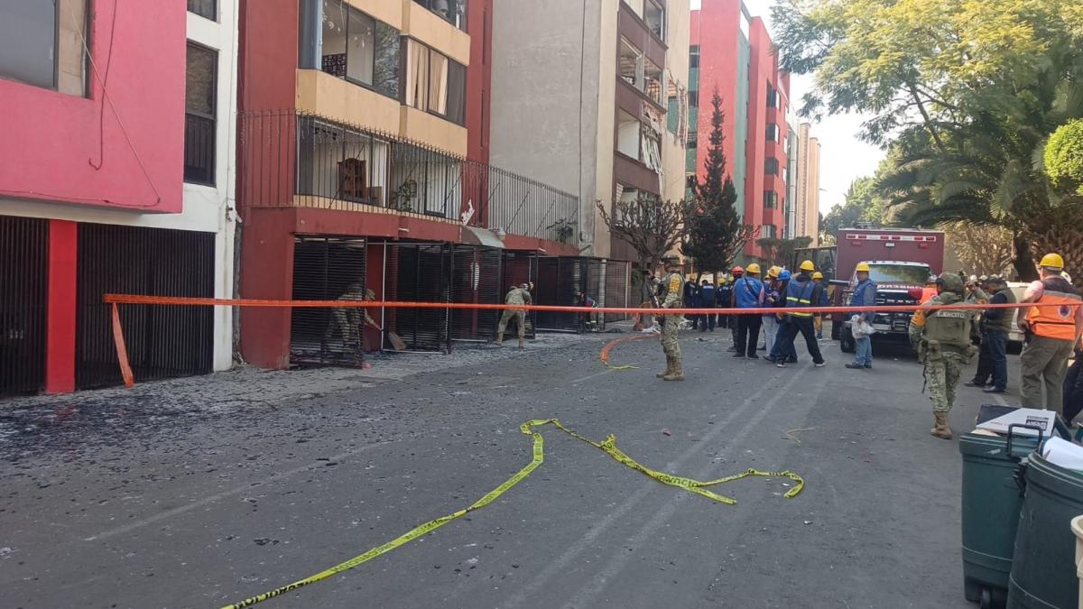 Explosión en Paseos de Taxqueña: 24 familias reciben apoyo; un hombre permanece hospitalizado