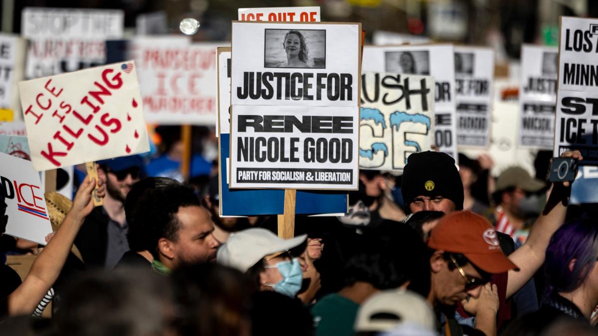 Miles protestan en Estados Unidos por muerte de Renee Good a manos de agentes de ICE
