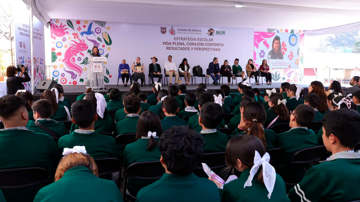 Brugada presenta estrategia "Vida Plena, Corazón Contento"; anuncia Instituto de Salud mental y 100 centros de atención