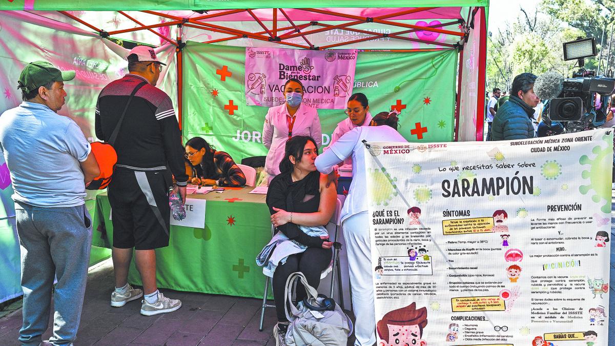 Sarampión se propaga en más de 300 municipios