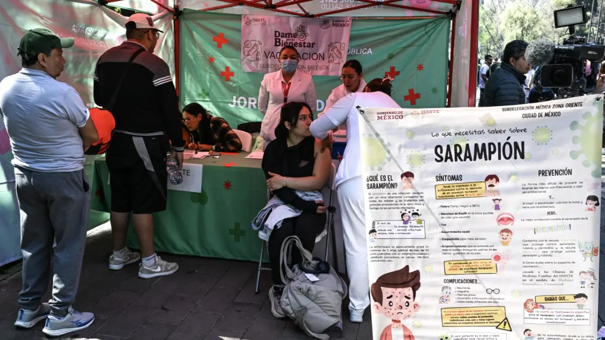 Sarampión en México: lanzan mapa con 21 mil puntos de vacunación