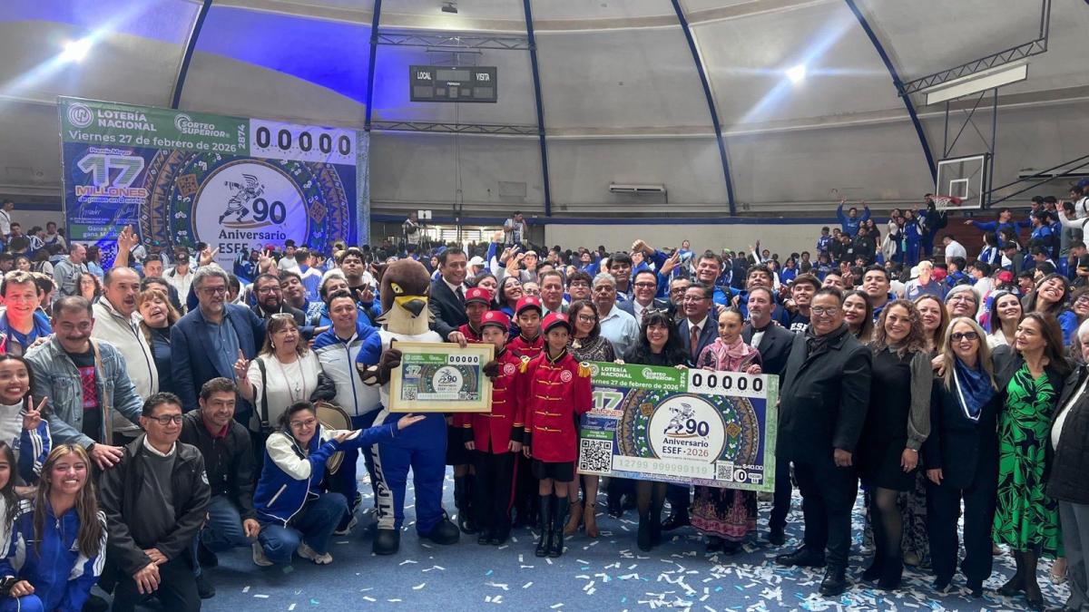 Por nueve décadas de servicio, la ESEF es reconocida en cachito de Lotería Nacional